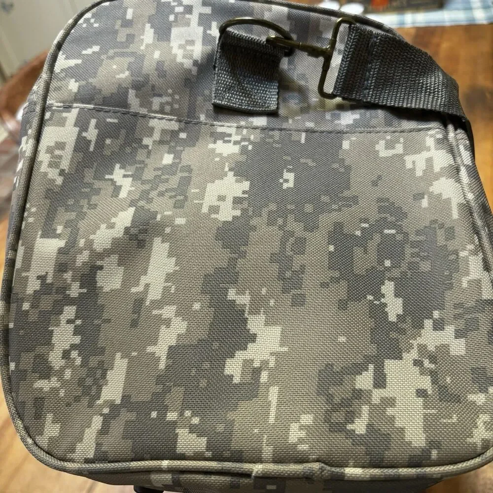 NRA Range Gear Duffle Bag Digital Camo Green Top Handle 18” x 10” x 6